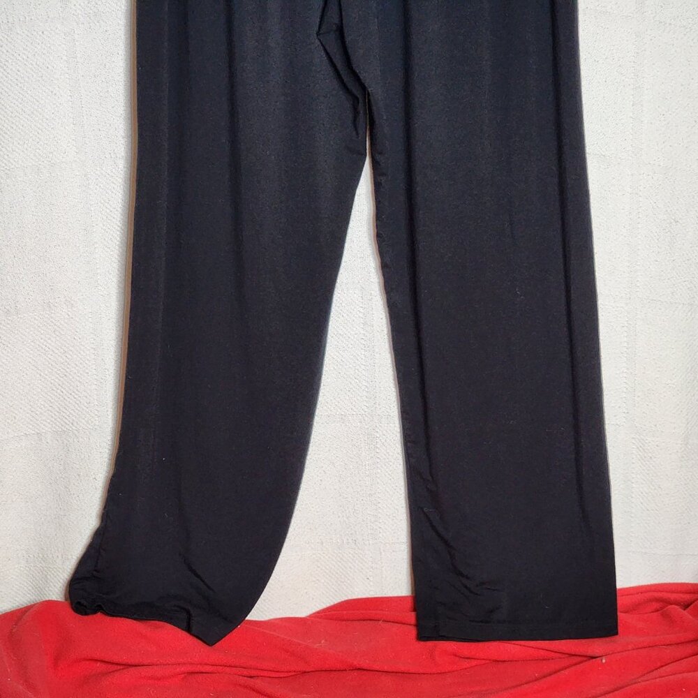Comfy U.S.A. Black Modal Span Elastic Waist Casual Wide Leg Lounge Pants Size L - Picture 12 of 16